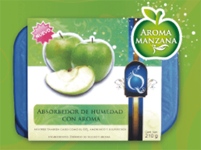 Sílica con aroma a manzana